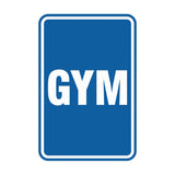 Portrait Round Gym Sign