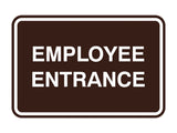 Signs ByLITA Classic Framed Employee Entrance Sign