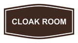 Signs ByLITA Fancy Cloak Room Sign