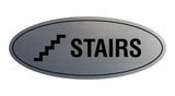 Oval Stairs Sign