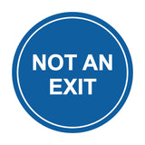 Signs ByLITA Circle Not An Exit Sign