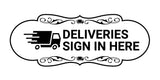 Designer Deliveries Sign In Here Wall or Door Sign