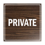 Signs ByLITA Square Private Sign