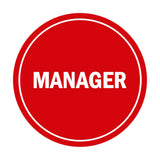 Signs ByLITA Circle Manager Sign