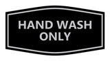Signs ByLITA Fancy Hand Wash Only Sign