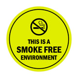 Signs ByLITA Circle This Is A Smoke Free Environment Sign