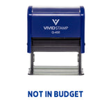 Not In Budget Self Inking Rubber Stamp