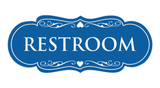 Designer Restroom Sign