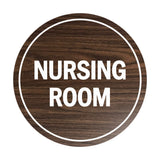 Signs ByLITA Circle Nursing Room Sign
