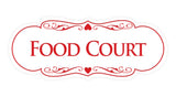 Signs ByLITA Designer Food Court Sign