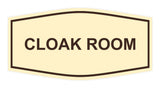Signs ByLITA Fancy Cloak Room Sign