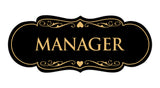 Signs ByLITA Designer Manager Sign