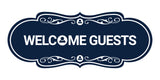 Designer Welcome Guests Wall or Door Sign