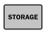 Lt Gray Signs ByLITA Classic Framed Storage Sign