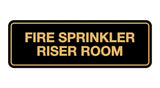 Signs ByLITA Standard Fire Sprinkler Riser Room Sign