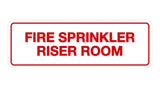 Signs ByLITA Standard Fire Sprinkler Riser Room Sign