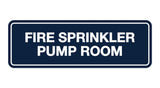 Signs ByLITA Standard Fire Sprinkler Pump Room Sign