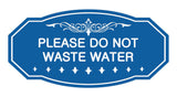 Victorian Please Do Not Waste Water Sign