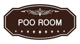 Victorian Poo Room Sign