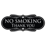 Designer NO SMOKING Thank You Sign