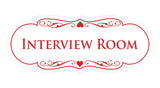 Signs ByLITA Designer Interview Room Sign