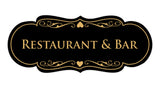 Signs ByLITA Designer Restaurant & Bar Sign