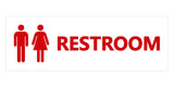 Signs ByLITA Basic Unisex Restroom Sign