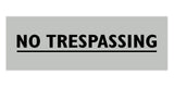 Signs ByLITA Basic No Trespassing Sign