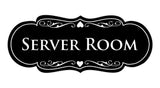 Signs ByLITA Designer Server Room Sign