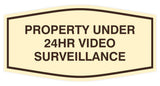 Fancy Property Under 24Hr Video Surveillance Sign