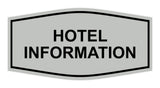 Signs ByLITA Fancy Hotel Information Sign
