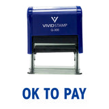 Ok To Pay Self Inking Rubber Stamp