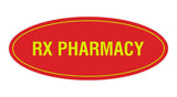 Signs ByLITA Oval RX Pharmacy Sign
