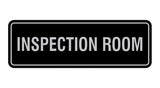 Standard Inspection Room Sign