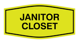 Fancy Janitor Closet Sign