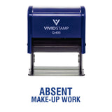 ABSENT Make-up Work Teacher Self Inking Rubber Stamp