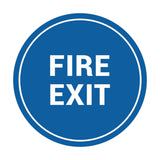 Signs ByLITA Circle Fire Exit Sign
