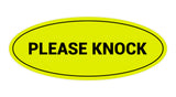 Signs ByLITA Oval Please Knock Sign