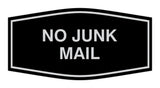 Signs ByLITA Fancy No Junk Mail Sign