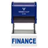 Finance Self-Inking Office Rubber Stamp