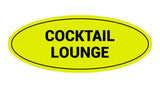 Signs ByLITA Oval Cocktail Lounge Sign