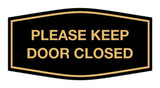 Signs ByLITA Fancy Please Keep Door Closed Sign