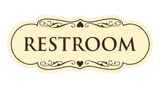 Designer Restroom Sign