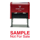 Sample Not For Sale Self Inking Rubber Stamp