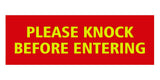 Signs ByLITA Basic Please Knock Before Entering