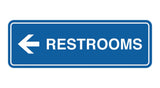Signs ByLITA Standard RESTROOM (LEFT ARROW) Sign
