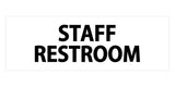 Signs ByLITA Basic Staff Restroom