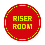 Signs ByLITA Circle Riser Room Sign