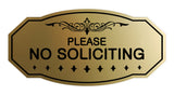 Signs ByLITA Victorian Please No Soliciting Sign