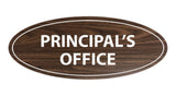 Signs ByLITA Oval Principal's Office Sign